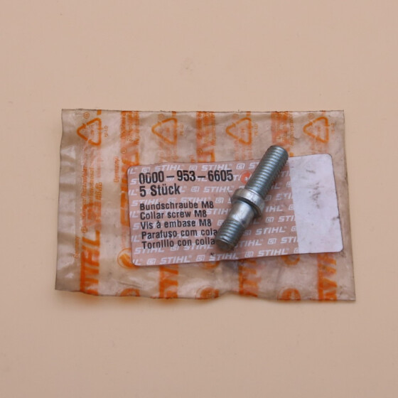 NEU Original Stihl Bundschraube Stehbolzen M8 00009536605 / 0000 953 6605 / 0000-953-6605