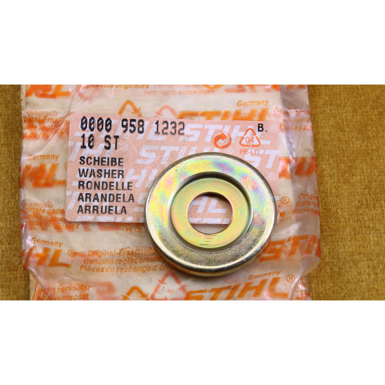 NEU Original Stihl 038 MS 380 381 Scheibe 36mm 0000 958 1232 / 00009581232 / 0000-958-1232
