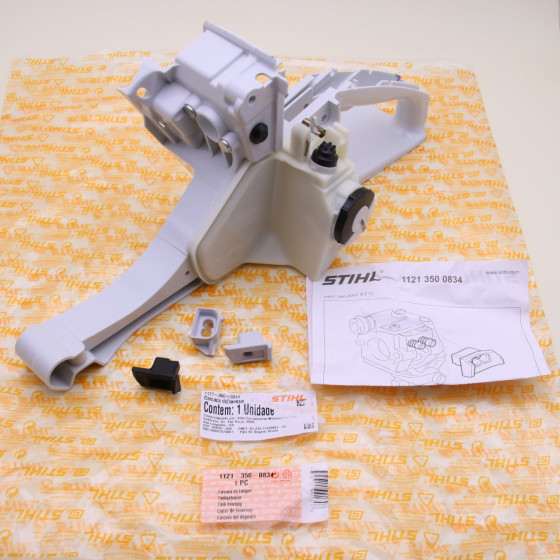 NEU Original Stihl 024 026 MS 240 260 Tankgehäuse 1121 350 0834 / 11213500834 / 1121-350-0834
