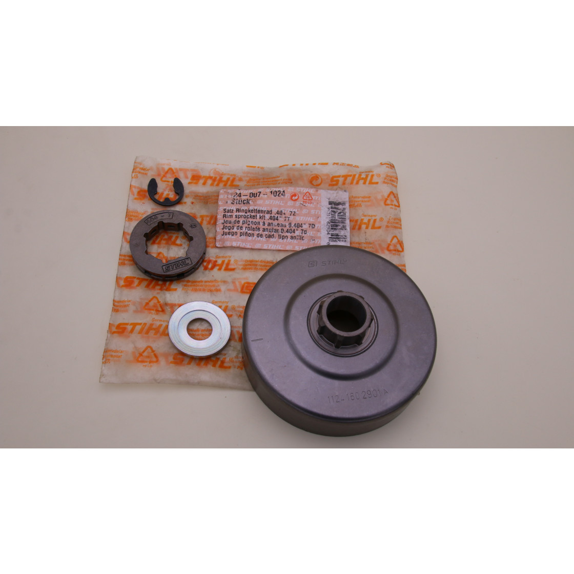 Mtanlo .404 7T Spur Ritzel Kupplungstrommel für Stihl 08S S10 07S Kettensäge ersetzen # 1108 640 2025