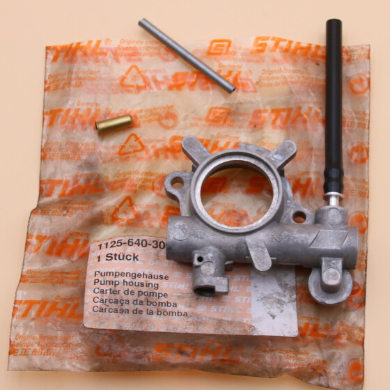 NEU Original Stihl 034 036 MS 340 360 Pumpengehäuse 1125 640 3001 / 11256403001 / 1125-640-3001