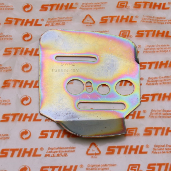 NEU Original Stihl MS 440 441 460 461 462 500i 640 660 661 Seitenblech 1128 664 1001 / 11286641001 / 1128-664-1001