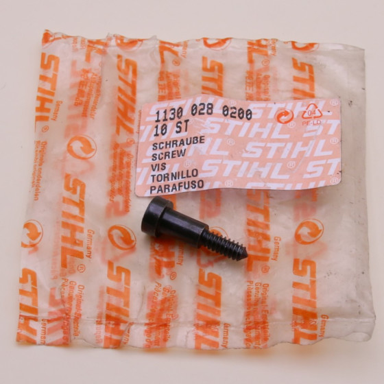 NEU Original Stihl 017 bis 1998 Bundschraube 1130 028 0200 / 11300280200 / 1130-028-0200