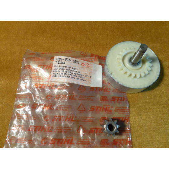 NEU Original Stihl E14 Satz Zahnrad mit Ritzel M 1,83 1206 007 1002 / 12060071002 / 1206-007-1002