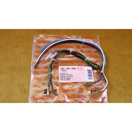 NEU Original Stihl E20C E220C MSE220C Kabelbaum 1207 430 2200 / 12074302200 / 1207-430-2200