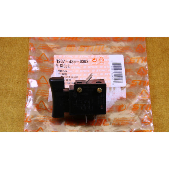 NEU Original Stihl E20C E220 MSE 220C MSE 220C Schalter Motorschalter 1207 435 0302 / 12074350302 / 1207-435-0302
