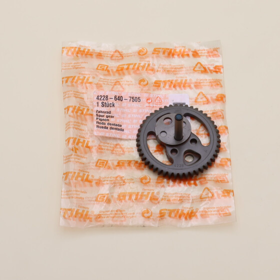 NEU Original Stihl HS 45 Zahnrad Getriebe 4228 640 7505 / 42286407505 / 4228-640-7505