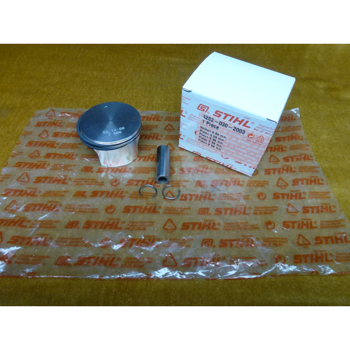 Piston Rings For STIHL Blower BR500 BR550 BR600 BR700 – 4282 030 2003 – 2-Stroke 50mm