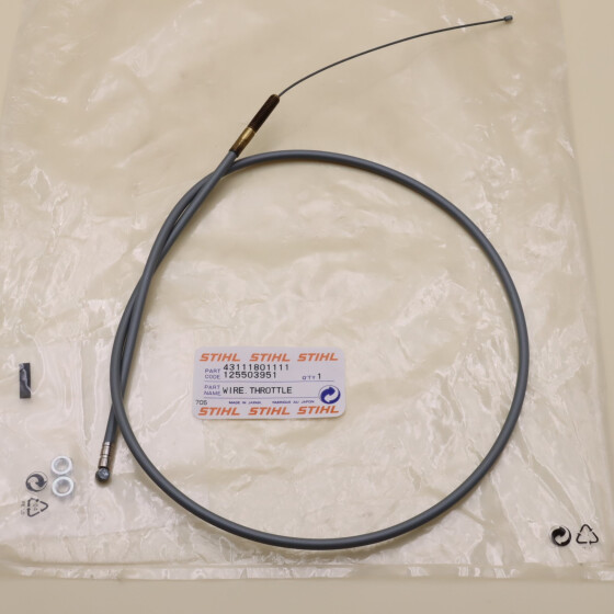 NEU Original Stihl BT 106 Gaszug Bedienungsgriff 4311 180 1111 / 43111801111 / 4311-180-1111