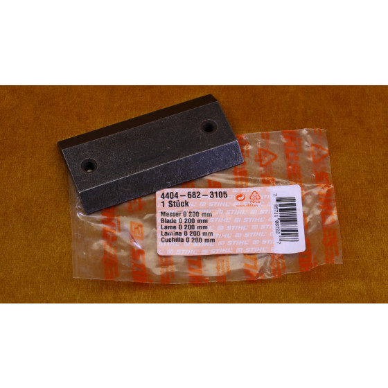 NEU Original Stihl BT 106 120C 121 130 131 230 309 Messer D200 4404 682 3105 / 44046823105 / 4404-682-3105