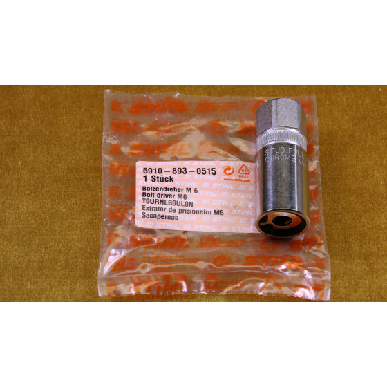 NEU Original Stihl Bolzendreher M6 Stehbolzenausdreher 5910 893 0515 / 59108930515 / 5910-893-0515