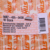 NEU Original Stihl Contra 070 090 090G MS 720 Scheibenfeder DIN6888-3x5 9482 435 0430 / 94824350430 / 9482-435-0430