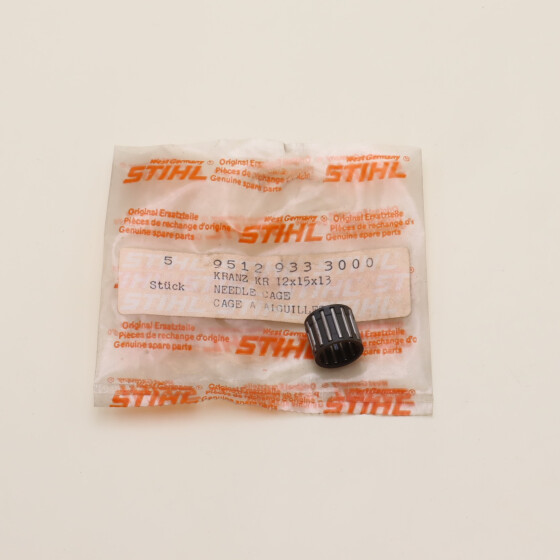 NEU Original Stihl 030 031 032 040 041 Nadellager Nadelkranz 12X15X13 9512 933 3000 / 95129333000 / 9512-933-3000