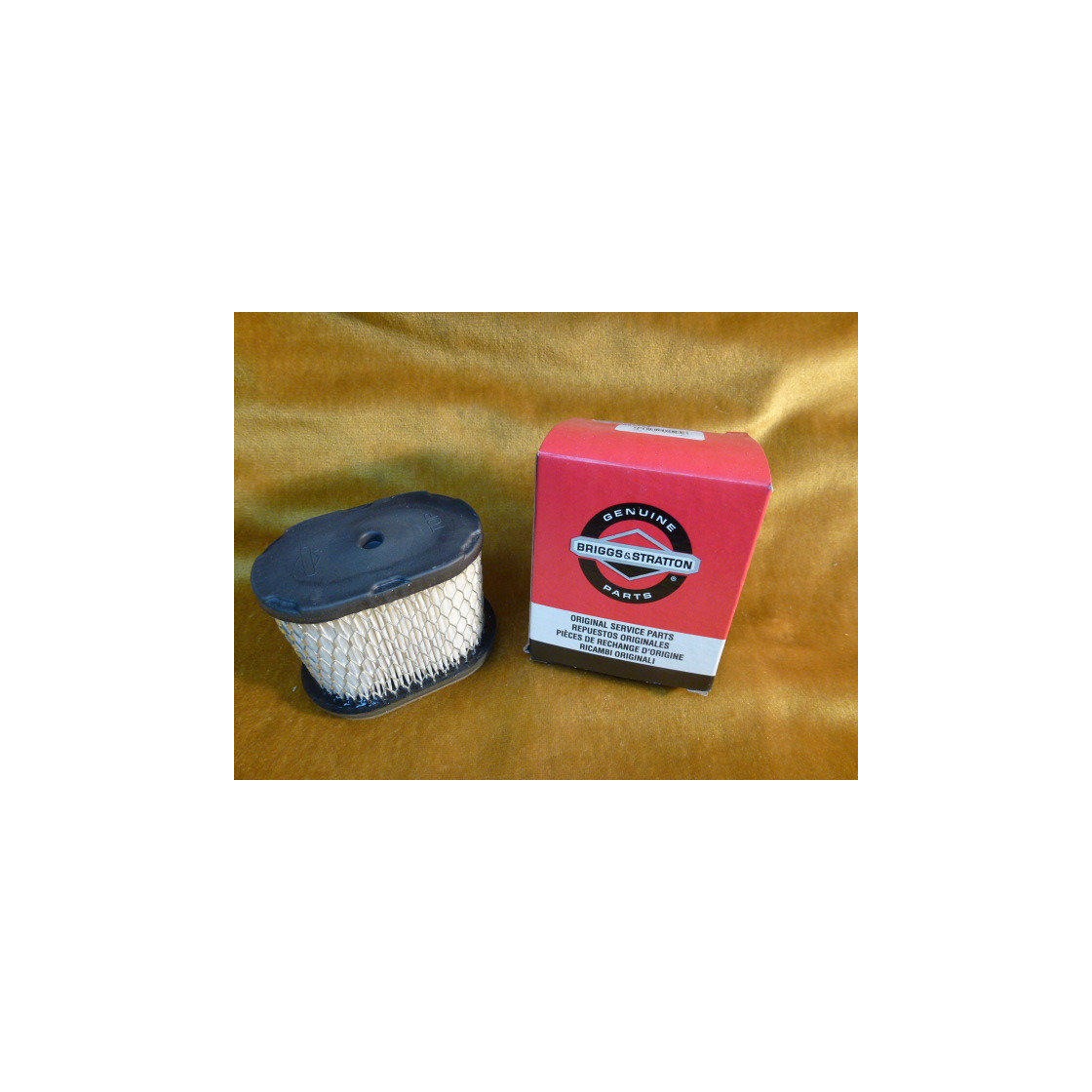 Briggs & Stratton Original Luftfilter – 3-Serie, Teilenummer 992377, Braun
