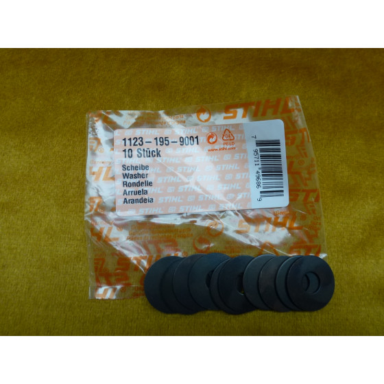 NEU Original Stihl 10x Scheibe 1123 195 9001 / 11231959001 / 1123-195-9001