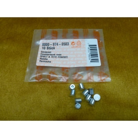 NEU Original Stihl 10x Senkniet 5x6mm Schienenkopf...