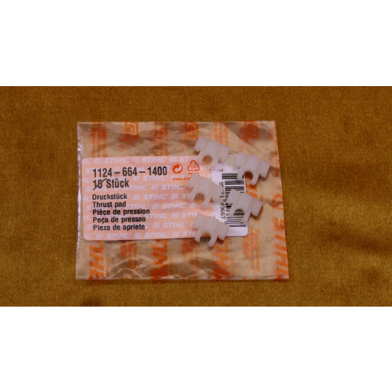 NEU Original Stihl 084 088 MS 780 880 5x Druckstück 1124 664 1400 / 11246641400 / 1124-664-1400