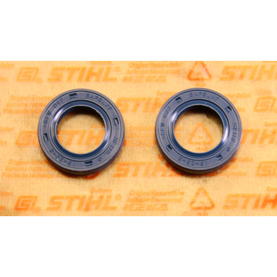 NEU Original Stihl 2x WDR DIN3760-AS15x25x5 9639 003 1585 / 96390031585 / 9639-003-1585 2