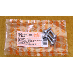 NEU Original Stihl 5x Schraube IS D5x18 9075 478 4085 /...