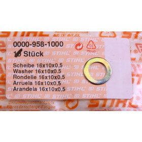 NEU Original Stihl Scheibe 16x10x0,5 0000 958 1000 /...