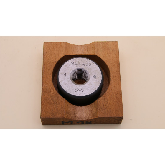 Gewindelehrring Gewindelehre M18x2,5 Prüfring Gutseite