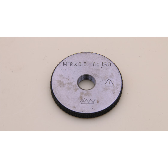 Gewindelehrring Gewindelehre M8x0,5 6g Prüfring Gutseite