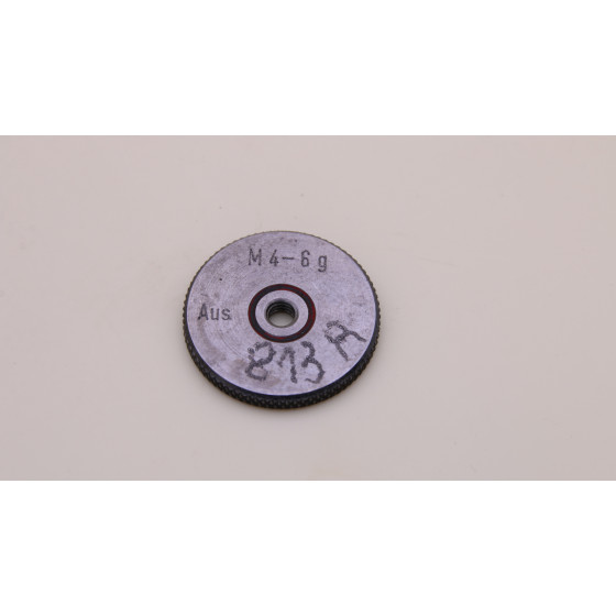 Gewindelehrring Gewindelehre M4x0,7 6g Prüfring Ausschussseite