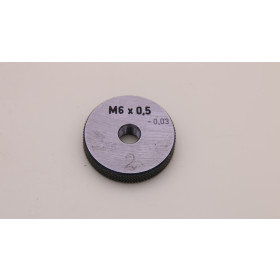 Gewindelehrring Gewindelehre M6x0,5 Prüfring Gutseite