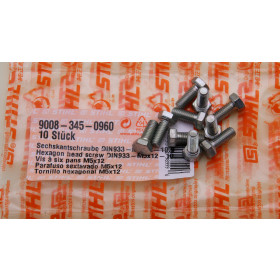 NEU Original Stihl 10x Sechskantschraube M5x12-10.9 9008...