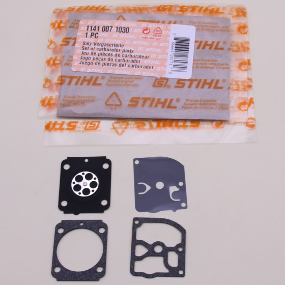 NEU Original Stihl MS 261 271 291 Satz Vergaserteile Membransatz Zama 1141 007 1030 / 11410071030 / 1141-007-1030