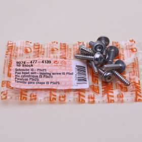 NEU Original Stihl 10x Schraube IS-P5x25 9074 477 4139 /...