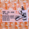 NEU Original Stihl Contra 070 090 090G MS 720 10x Scheibenfeder DIN6888-3x5 9482 435 0430 / 94824350430 / 9482-435-0430