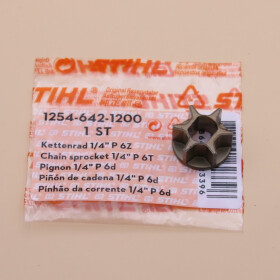 NEU Original Stihl MSA 120C 140C Kettenrad 1/4"P 6Z...