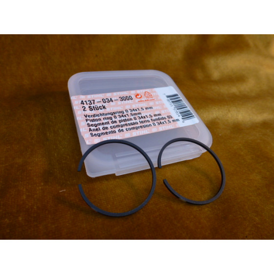 NEU Original Stihl 2x Verdichtungsring 34x1,5 4137 034 3000 / 41370343000 / 4137-034-3000