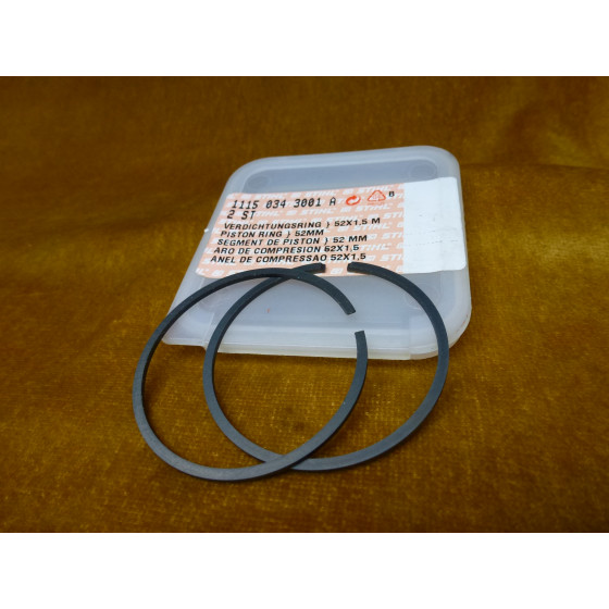 ORIGINAL Stihl 2x Verdichtungsring 52x1,5mm 1115 034 3001 / 11150343001 / 1115-034-3001