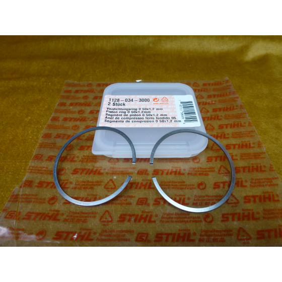 NEU Original Stihl 2x Verdichtungsring 50x1,2mm 1128 034 3000 / 11280343000 / 1128-034-3000