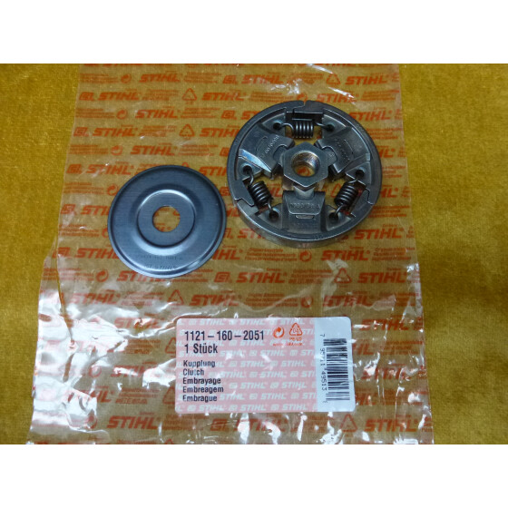 NEU Original Stihl Kupplung Fliehkraftkupplung 1121 160 2051 / 11211602051 / 1121-160-2051