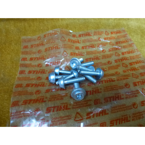 NEU Original Stihl 10x Schraube IS-D5x20 T27 0000 951 1100 / 00009511100 / 0000-951-1100